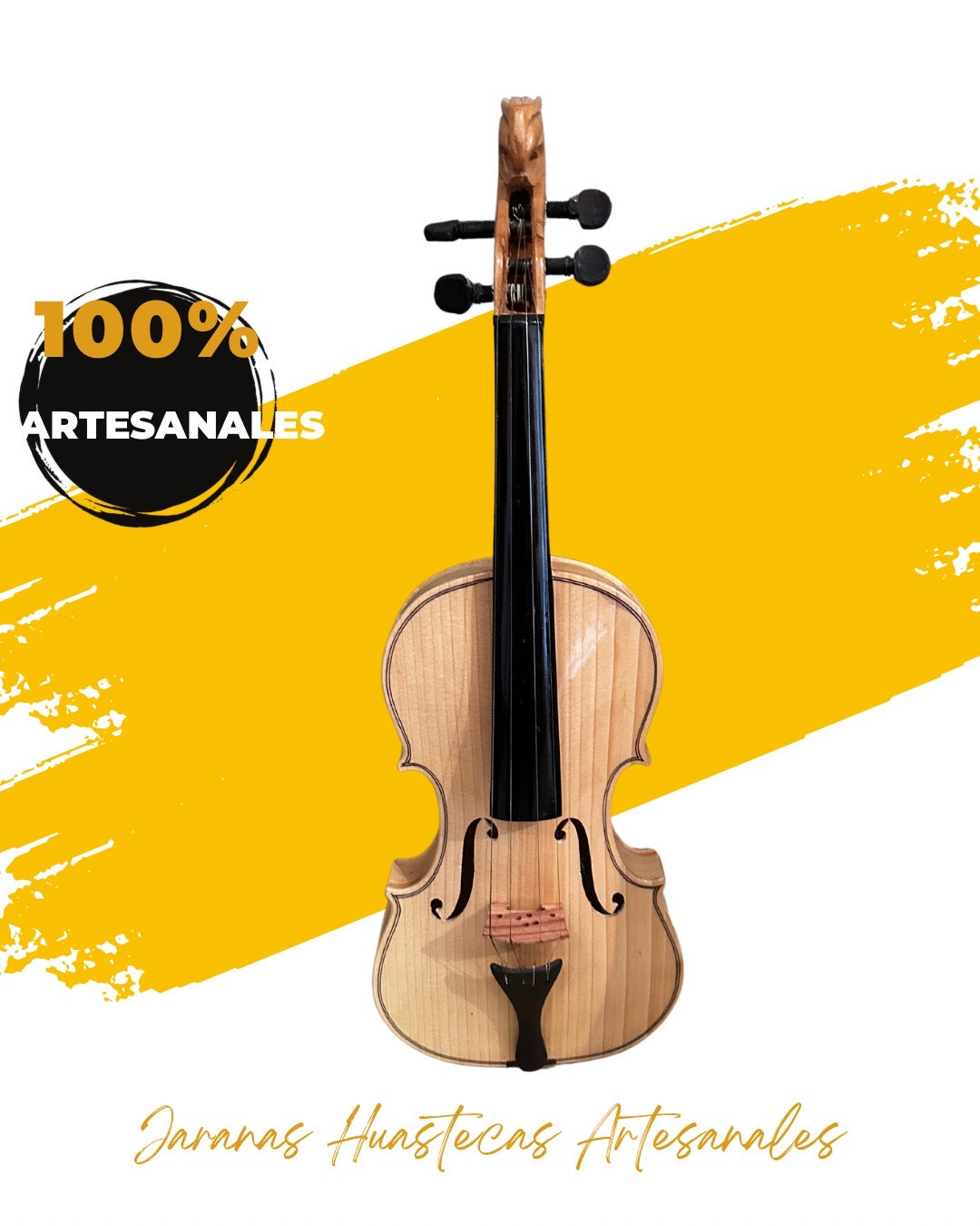 Violin 4/4 madera de  arce hecho a mano con arco y funda