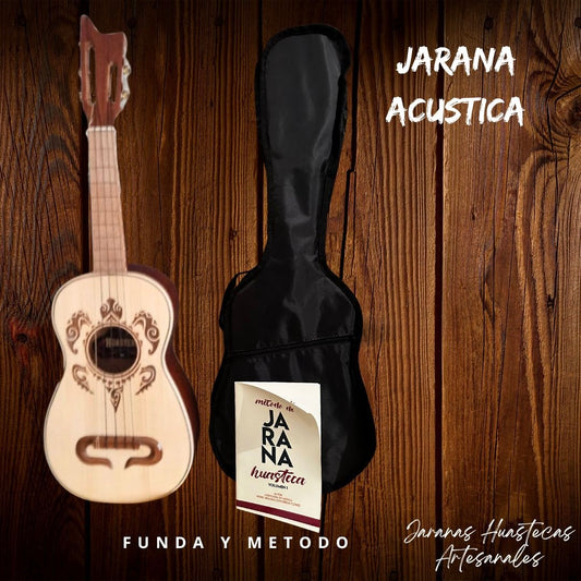 Jarana tortuga con funda y Metodo